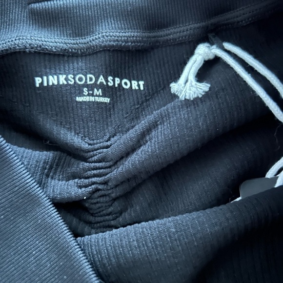 Women’s Pink Soda Sport Ribbed Seamless Tights - Picture 3 of 5